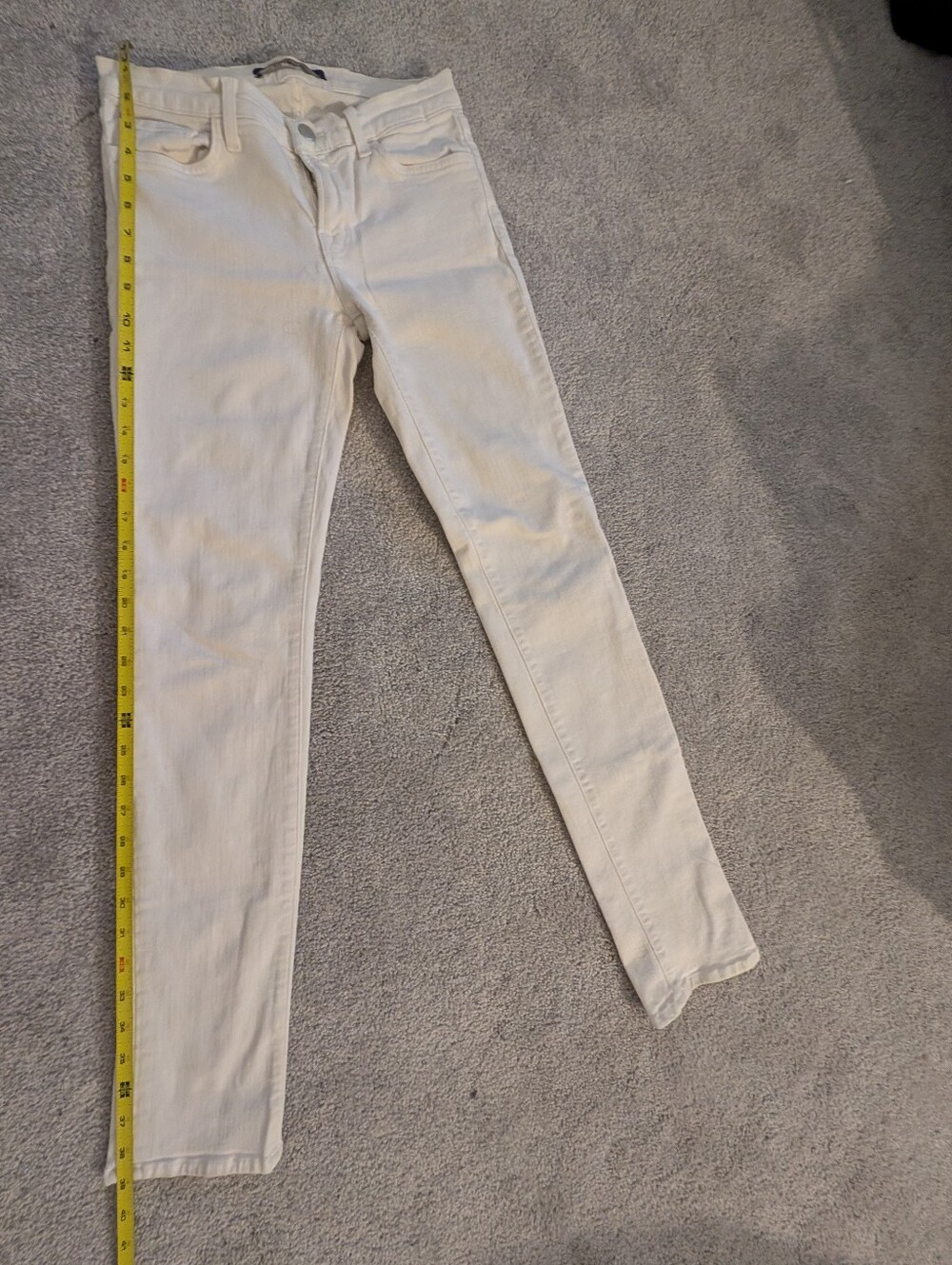 J Brand White Skinny Jeans Size 27 - Picture 8 of 8